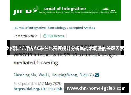如何科学评估AC米兰比赛表现并分析其战术调整的关键因素